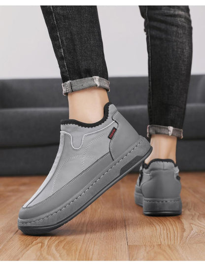 Men's New Winter Thickened Wool Warm Casual Slip-on Shoes