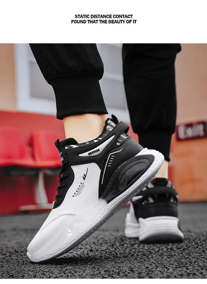 Men's Autumn and Winter Leather Waterproof Casual Sports Shoes