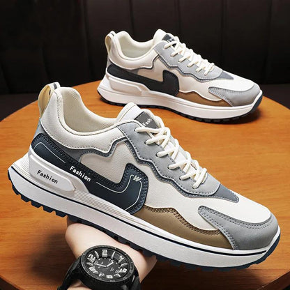 Men's Comfortable Leather Casual Sneakers