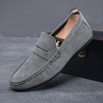 ✅High -quality Dedication✅Men's New Genuine Leather Soft Sole Slip-on Driving Casual Shoes