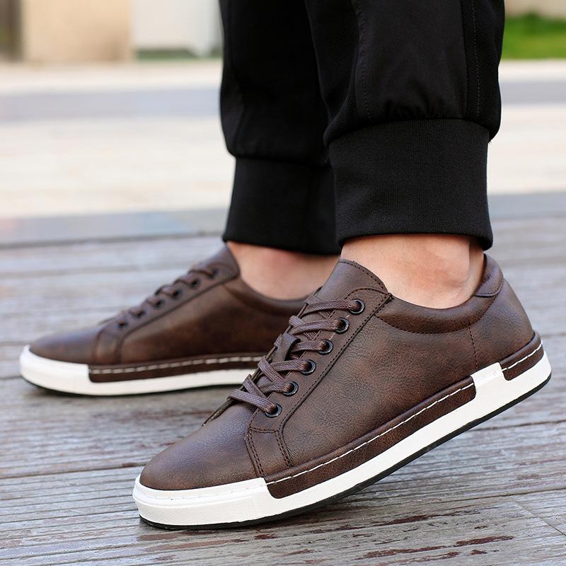 New Men's Leather Sports Casual Shoes