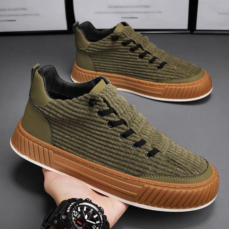 New Breathable Corduroy Casual Shoes for Autumn