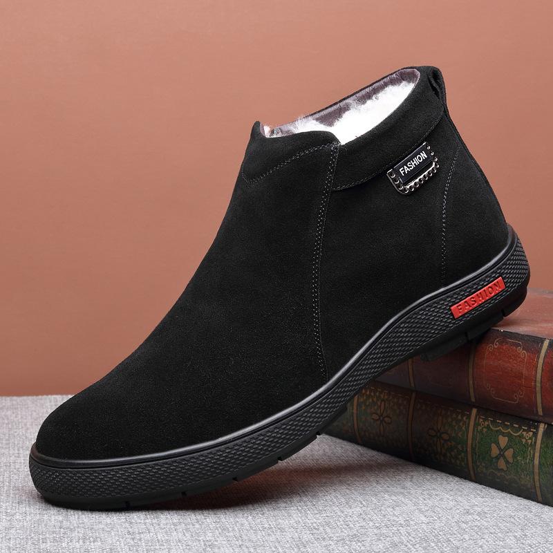 ✅High -quality Dedication✅Men's Winter Genuine Leather Wool Warm Shoes
