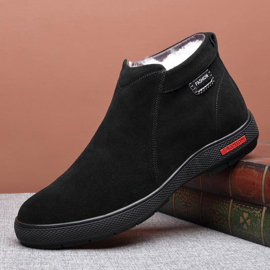 ✅High -quality Dedication✅Men's Winter Genuine Leather Wool Warm Shoes