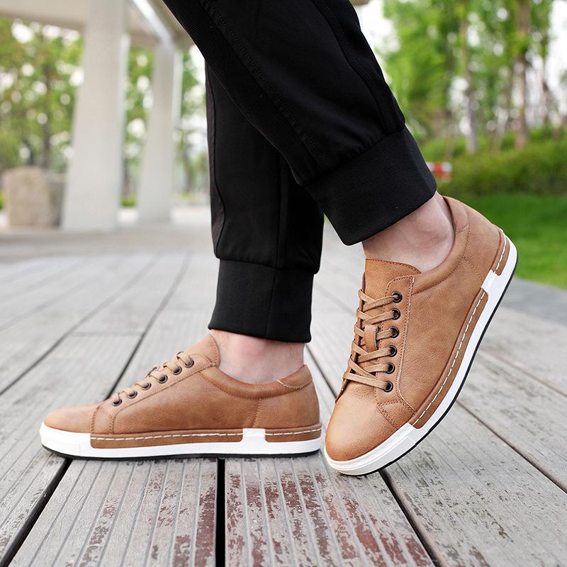 New Men's Leather Sports Casual Shoes