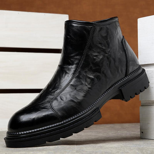 ✅High -quality Dedication✅Men's Retro Genuine Leather Thick Sole Casual Martin Boots