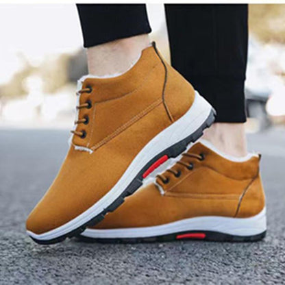 Men's Winter Thickened Wool Warm Casual Snow Boots