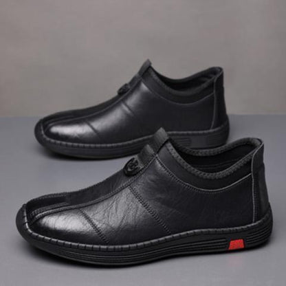 New Autumn and Winter Men's Business Casual Genuine Cowhide Shoes