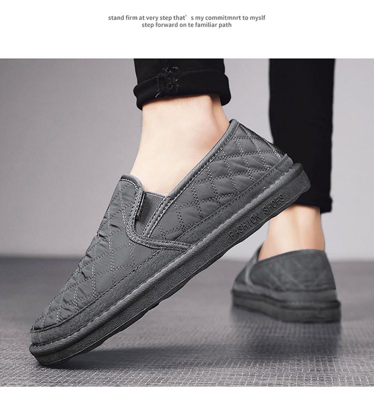 Men's Winter Thickened Wool Warm Soft Sole Anti-slip Shoes