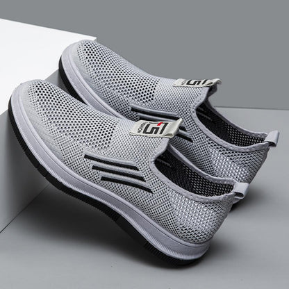 Men's New Mesh Hollow Slip-on Sports Casual Shoes