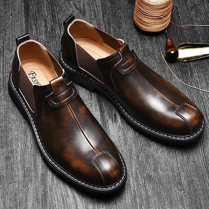 ✅High -quality Dedication✅Men's Business British Style Genuine Leather Shoes