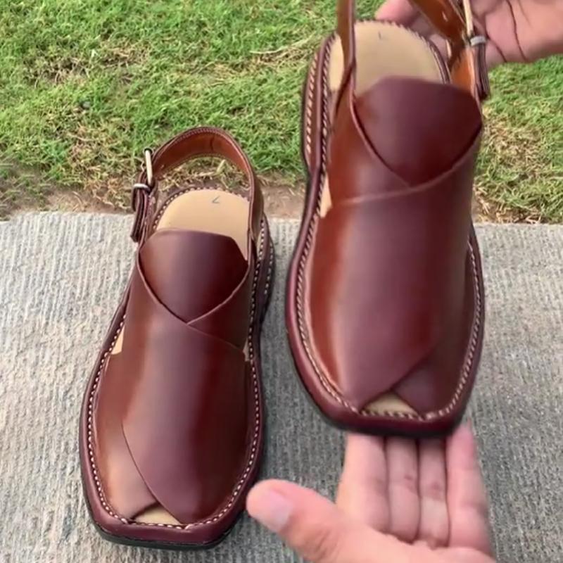 🔥Limited Time Offer 49% OFF🔥Leather Handmade Leather Men's Sandals