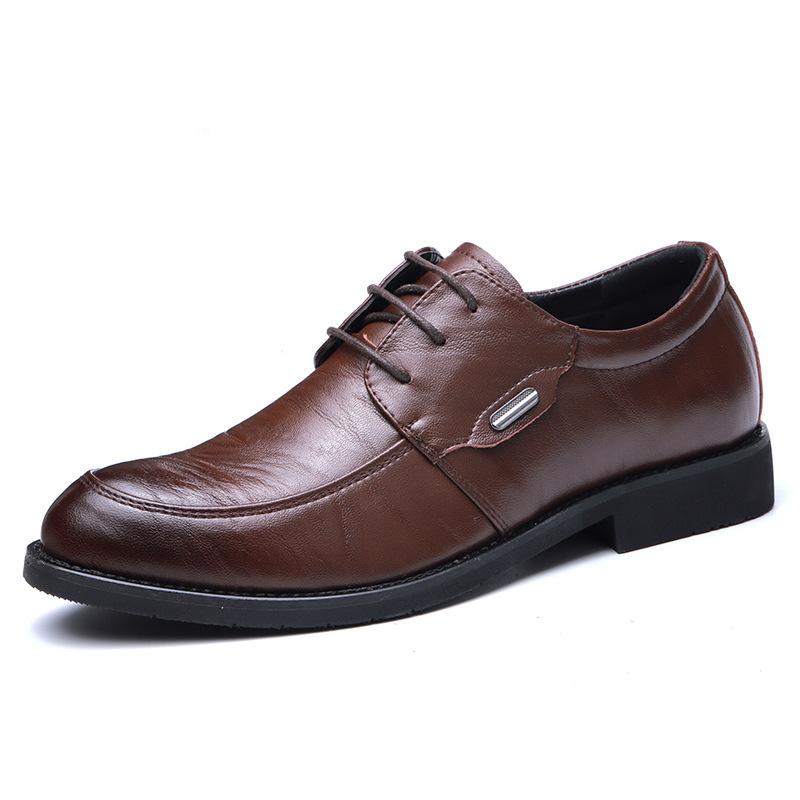 Men's Business Formal Casual Breathable Genuine Cowhide Shoes