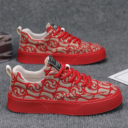 🔥Limited Time Offer 49% OFF🔥Men's New Soft-soled Embroidered Printed Casual Shoes