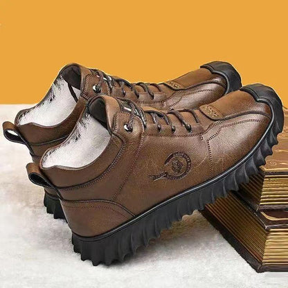 New Men's Warm Winter Wool Thickened Casual Snow Shoes