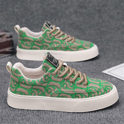 🔥Limited Time Offer 49% OFF🔥Men's New Soft-soled Embroidered Printed Casual Shoes