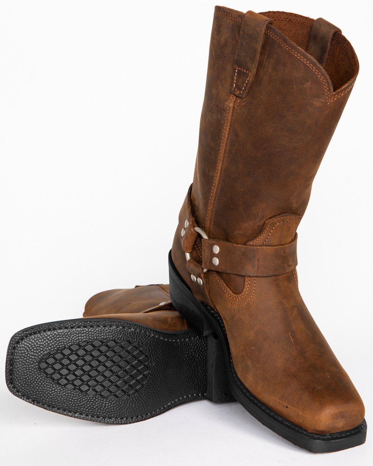 Men's Genuine Leather Cowboy Boots