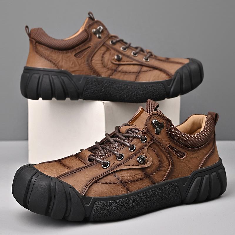 ✅Best Seller✅New Men's Genuine Cowhide Thick-soled Casual Shoes