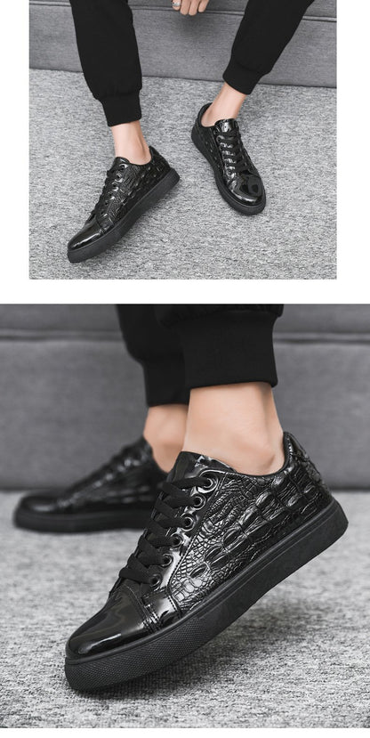 ✅High -quality Dedication✅Men's New Crocodile Leather Versatile Sports Casual Shoes