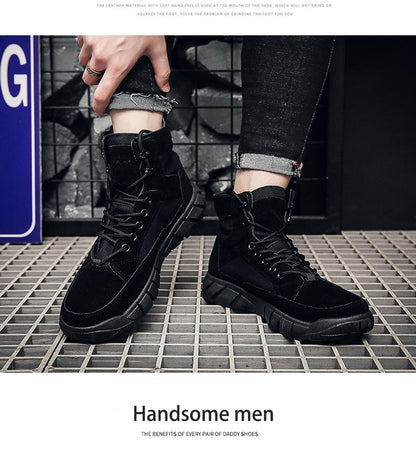 🔥Limited Time Offer 49% OFF🔥Men's New Soft Canvas High-top Casual Boots