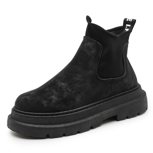✅High -quality Dedication✅Men's New Chelsea High-top Slip-on Retro Casual Boots