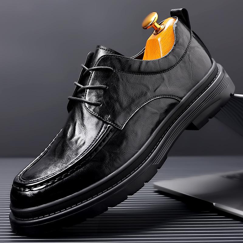 ✅High -quality Dedication✅Men's British Style Genuine Leather All-match Business Casual Shoes