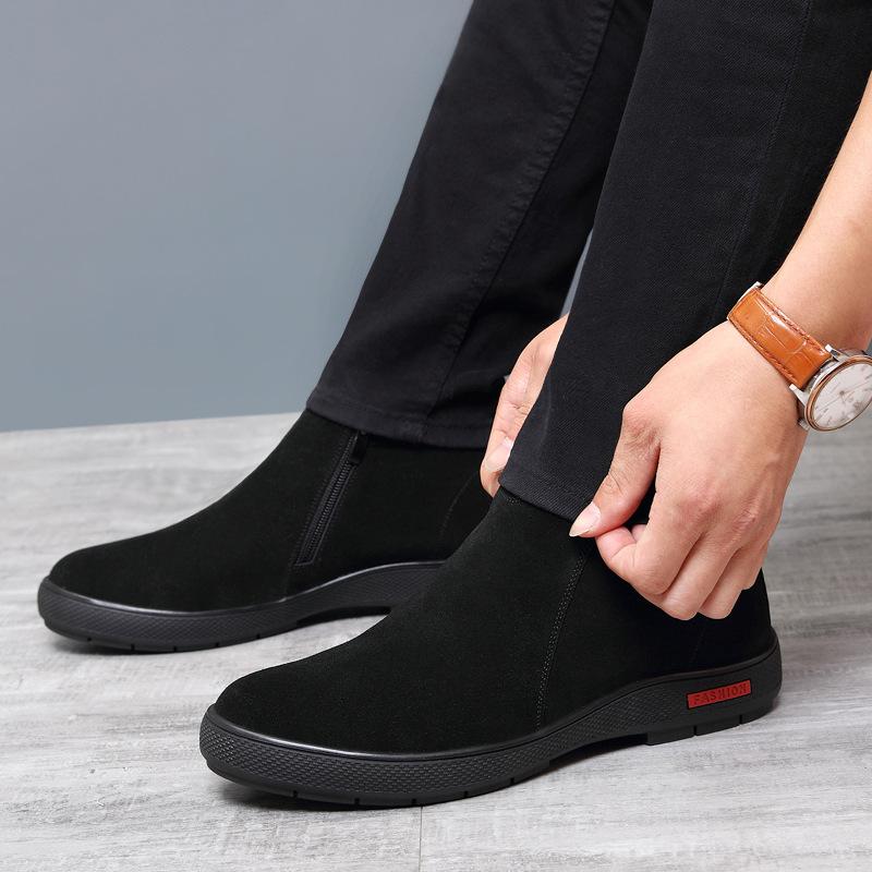 ✅High -quality Dedication✅Men's Winter Genuine Leather Wool Warm Shoes