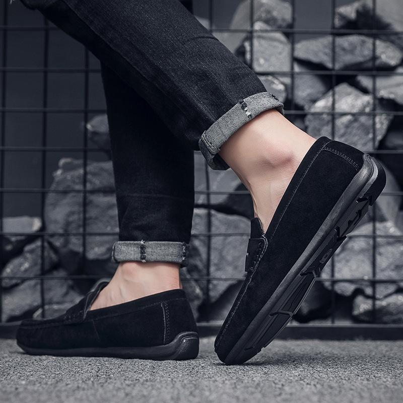 ✅High -quality Dedication✅Men's New Genuine Leather Soft Sole Slip-on Driving Casual Shoes