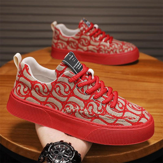 🔥Limited Time Offer 49% OFF🔥Men's New Soft-soled Embroidered Printed Casual Shoes