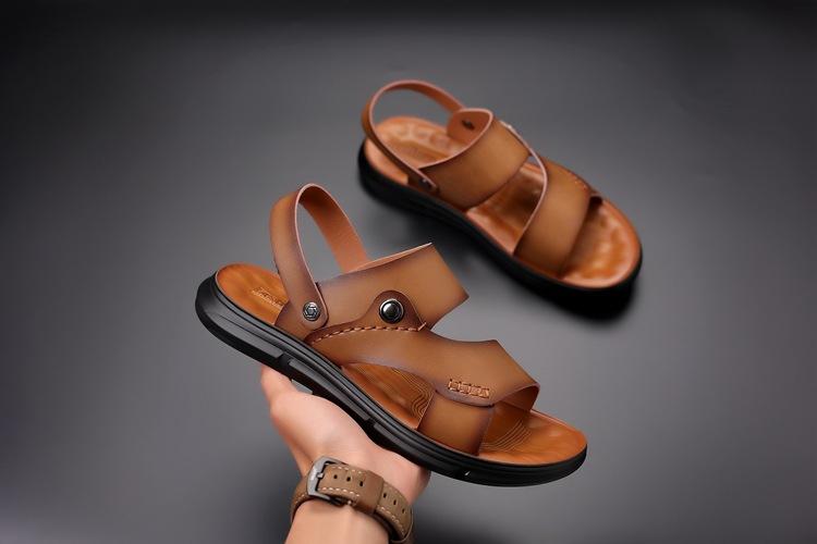 🔥Limited Time Offer 49% OFF🔥Men's New Beach Leather Soft Sole Casual Sandals