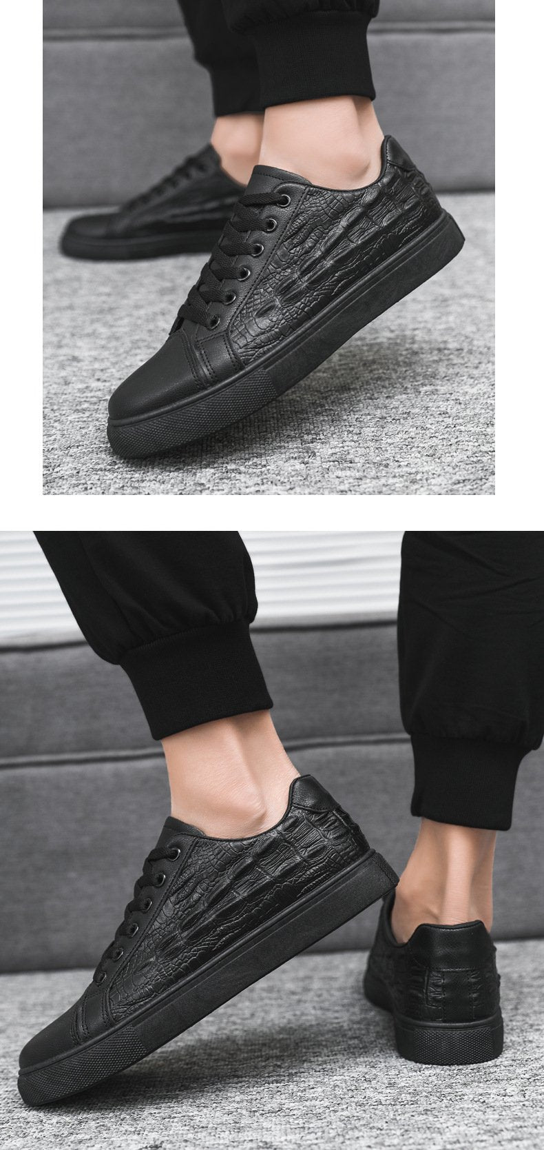 ✅High -quality Dedication✅Men's New Crocodile Leather Versatile Sports Casual Shoes