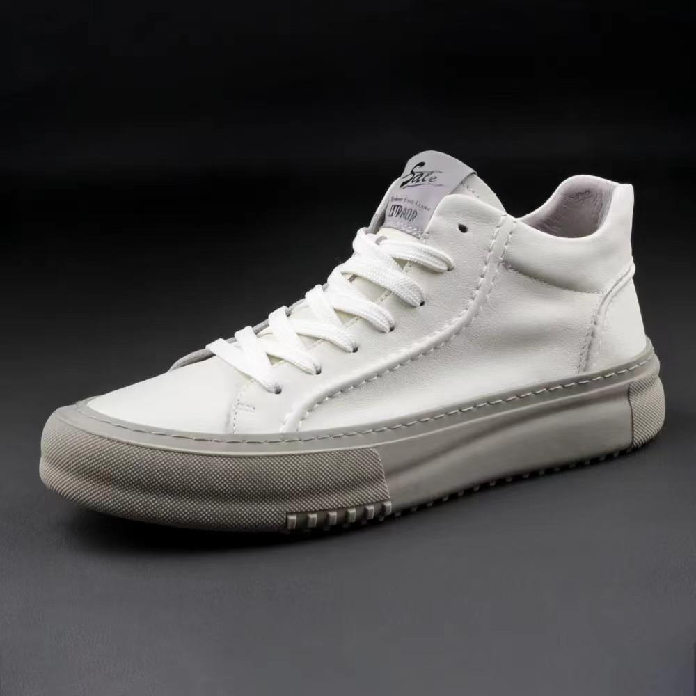 ✅High -quality Dedication✅Men's New Breathable Genuine Leather High Top Versatile Casual Shoes