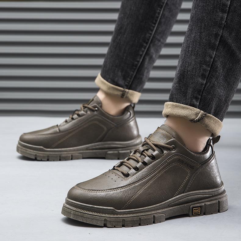 ✅High -quality Dedication✅Men's New British Style Genuine Leather Casual Shoes