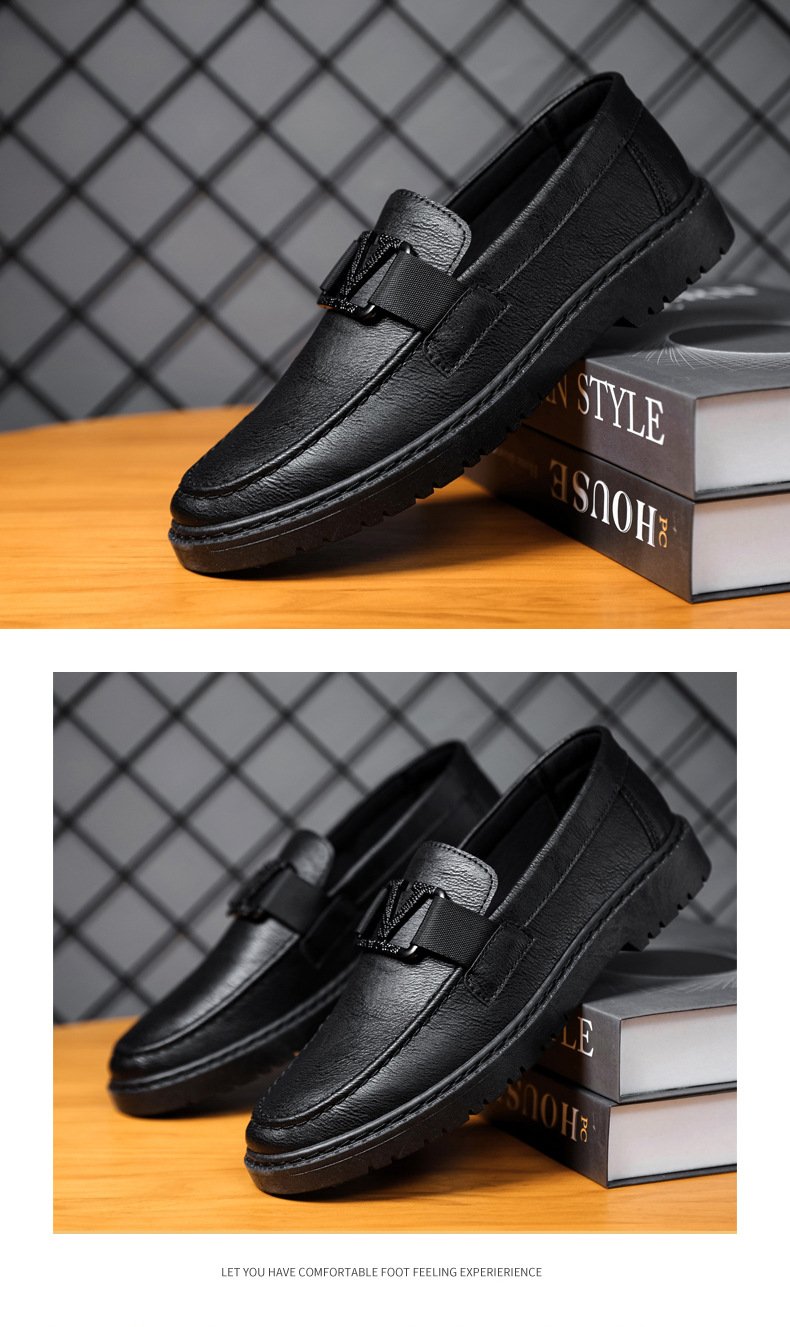 🔥Limited Time Offer 49% OFF🔥Men's New British Style Versatile Genuine Leather Casual Shoes