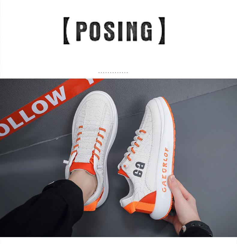 🔥Limited Time Offer 49% OFF🔥Men's Leather Lace-Free Casual Sneakers