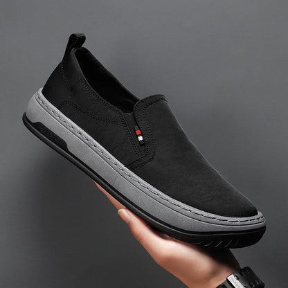 🔥Limited Time Offer 49% OFF🔥Men's New Breathable Canvas Slip-on Casual Driving Shoes