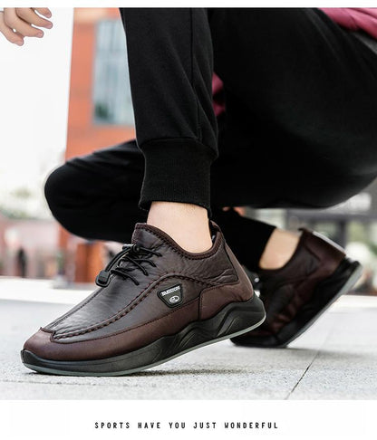 Winter Men's Wool Thickened Casual Shoes