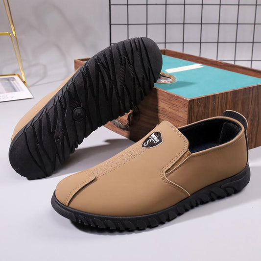 ✅High -quality Dedication✅New Men's Genuine Leather Slip-on Casual Business Shoes