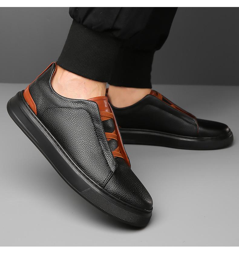 🔥Limited Time Offer 49% OFF🔥New Men's Genuine Leather Slip-on Waterproof Versatile Casual Shoes