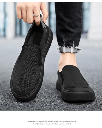 🔥Limited Time Offer 49% OFF🔥New Men's Breathable Canvas Slip-on Casual Shoes