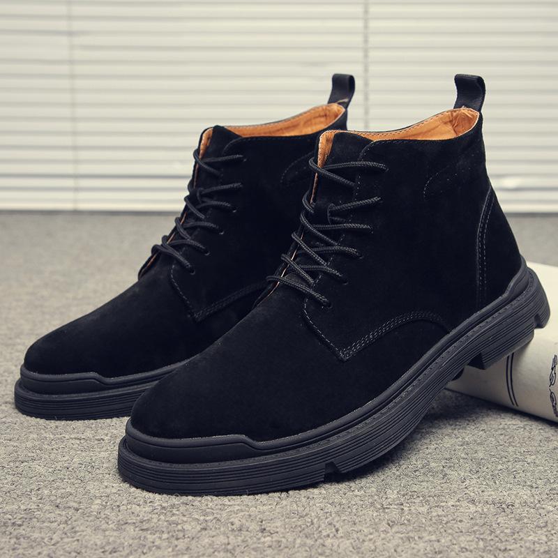 🔥Limited Time Offer 49% OFF🔥New Men's British Style High Top Genuine Leather Martin Boots