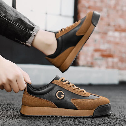 ✅High -quality Dedication✅Men's New Genuine Cowhide Thick-soled Casual Shoes