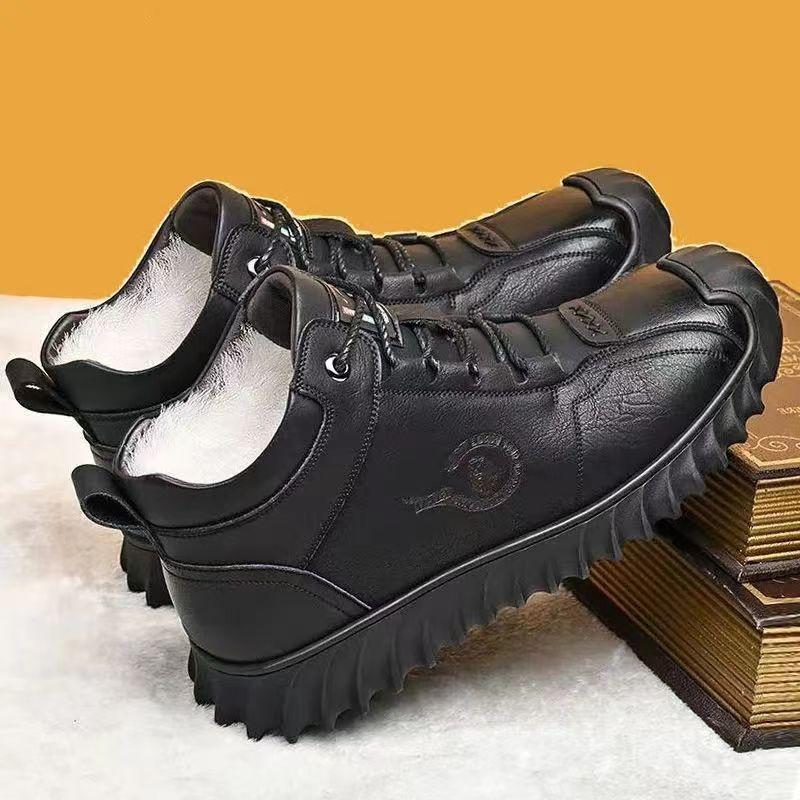 New Men's Warm Winter Wool Thickened Casual Snow Shoes