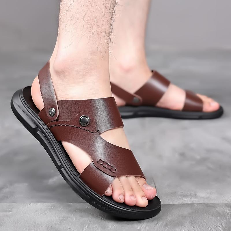 🔥Limited Time Offer 49% OFF🔥Men's New Beach Leather Soft Sole Casual Sandals