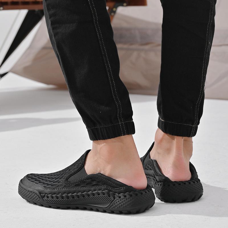 Summer Mesh Breathable Plus Size Platform Slip-on Shoes