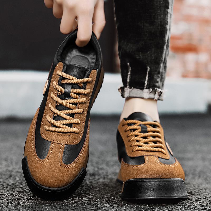 ✅High -quality Dedication✅Men's New Genuine Cowhide Thick-soled Casual Shoes