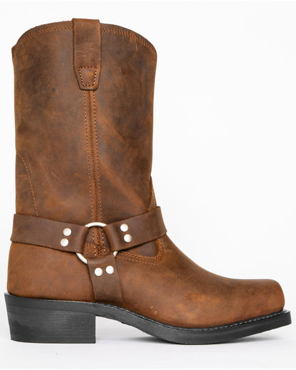 Men's Genuine Leather Cowboy Boots