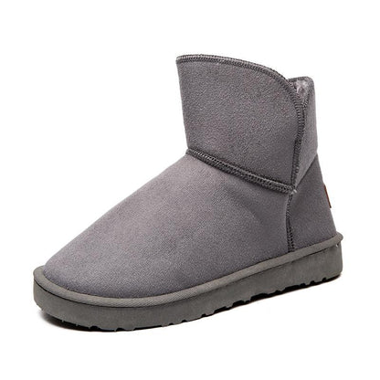 Winter Men's Thick-soled Wool Warm Snow Boots