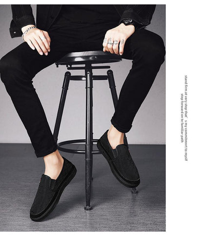 Men's Winter Thickened Wool Warm Soft Sole Anti-slip Shoes