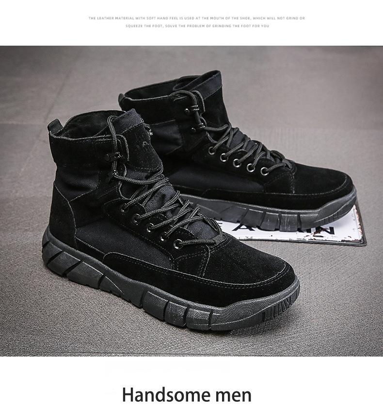 🔥Limited Time Offer 49% OFF🔥Men's New Soft Canvas High-top Casual Boots